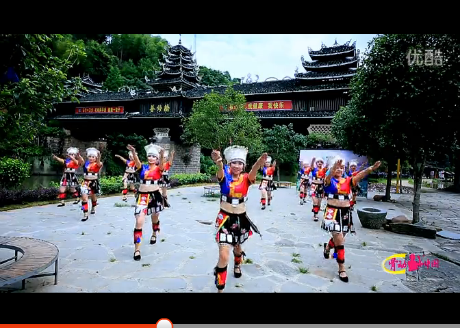 侗寨骨动操代表湖南省参加国家比赛