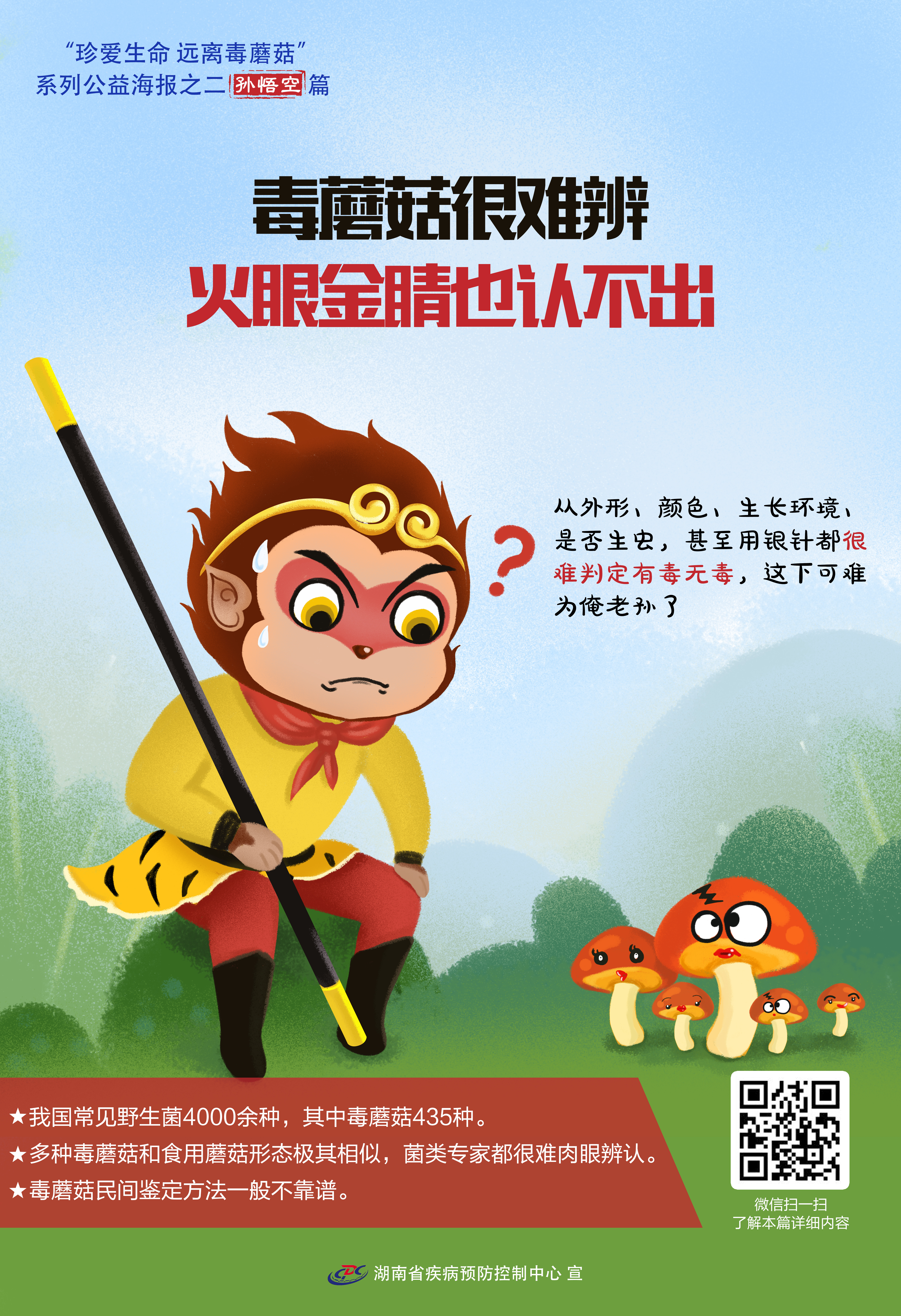 预防野生蘑菇中毒系列2-毒蘑菇很难辨 火眼金睛也认不出.jpg